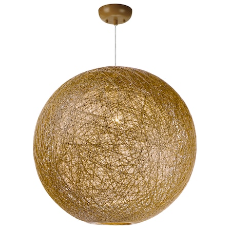 Maxim Lighting Bali 1-Light 24" Wide 0 Pendant Light 14407NAWT